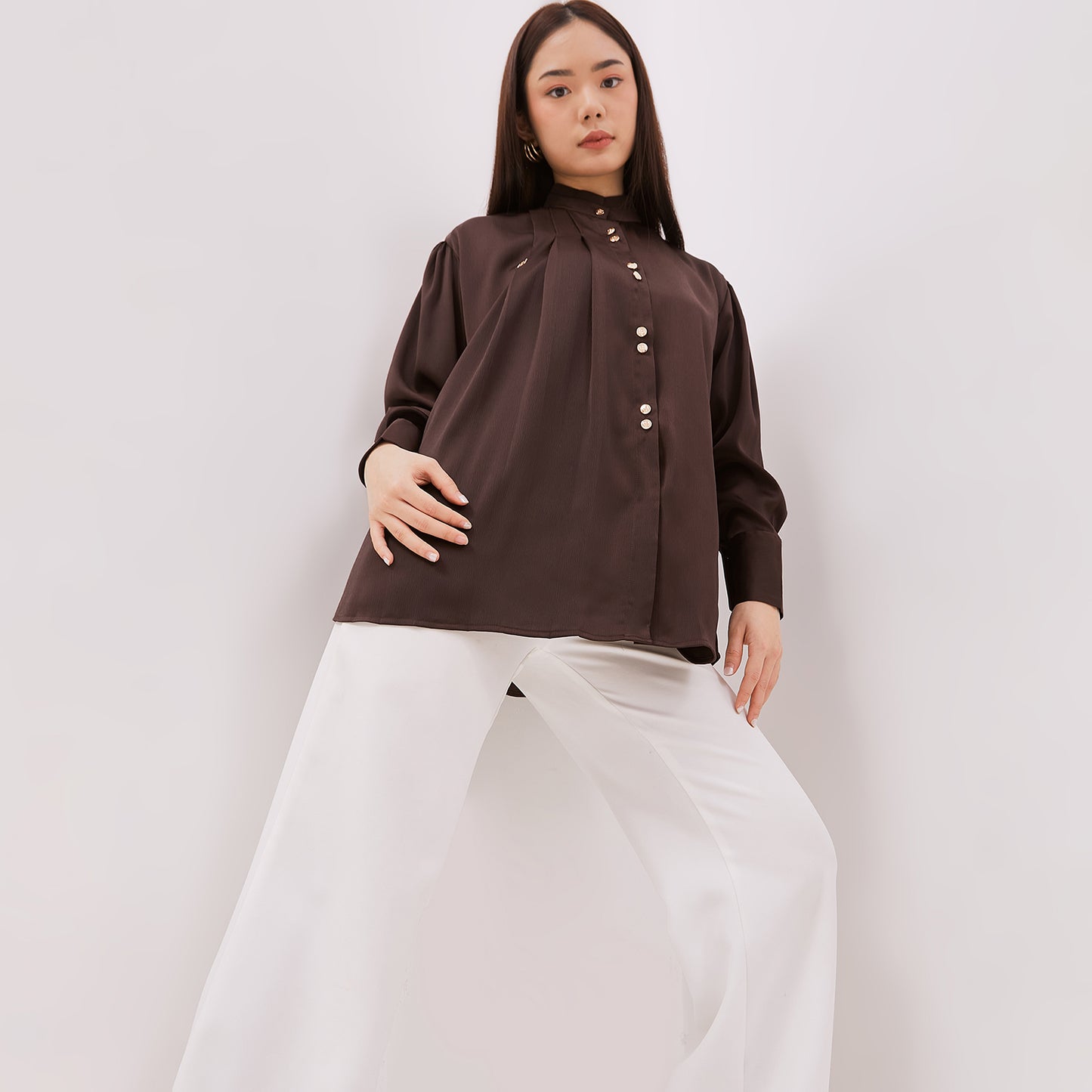 Chanté - Gilma Shirt in Espresso