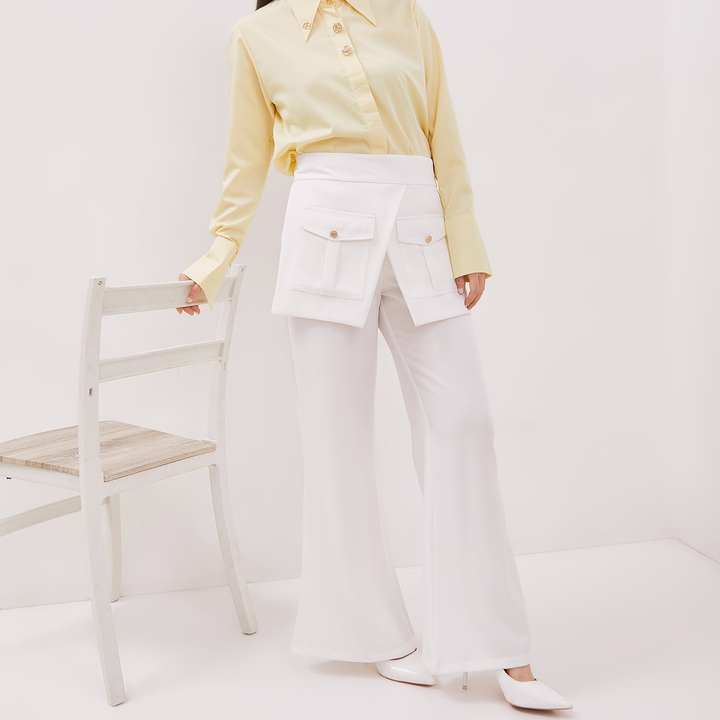 Chanté - Galina Pants in Broken White