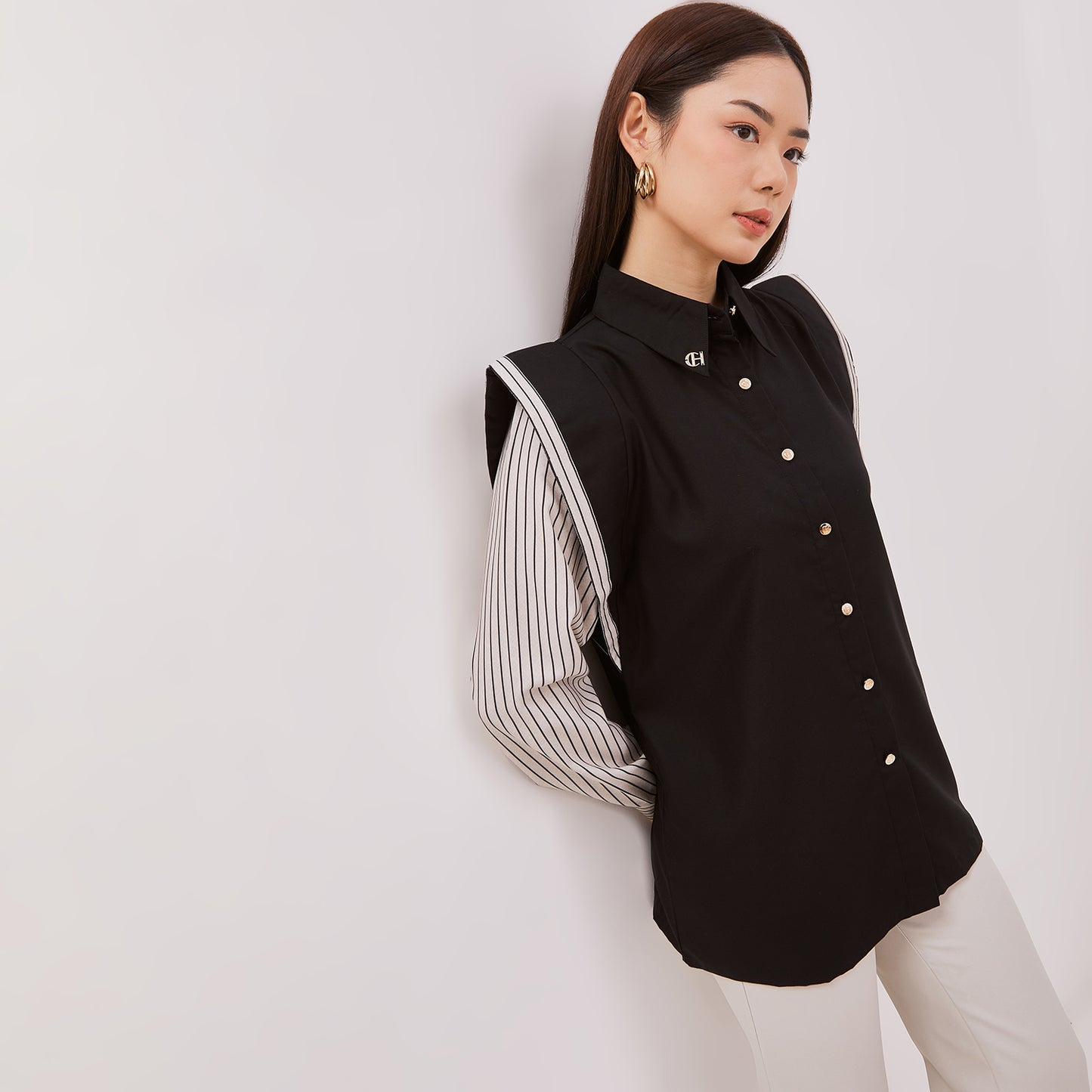 Chanté - Giana Shirt in Black