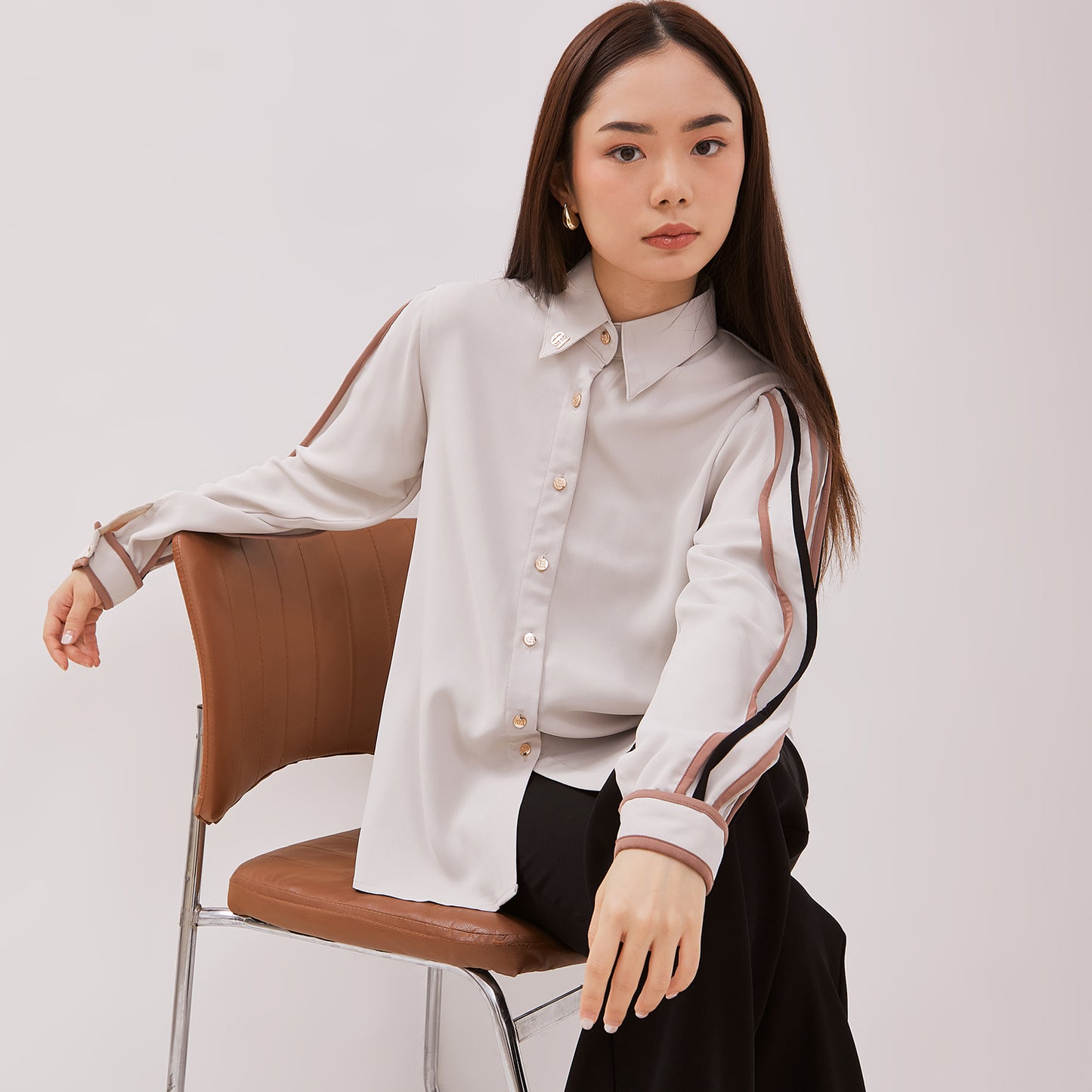 Chanté - Gayana Shirt in Broken White