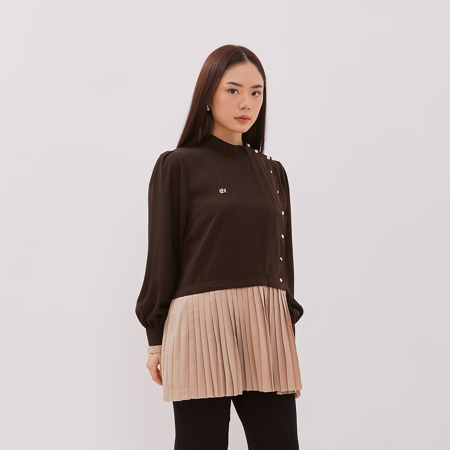 Chanté - Gionna Blouse in Dark Brown