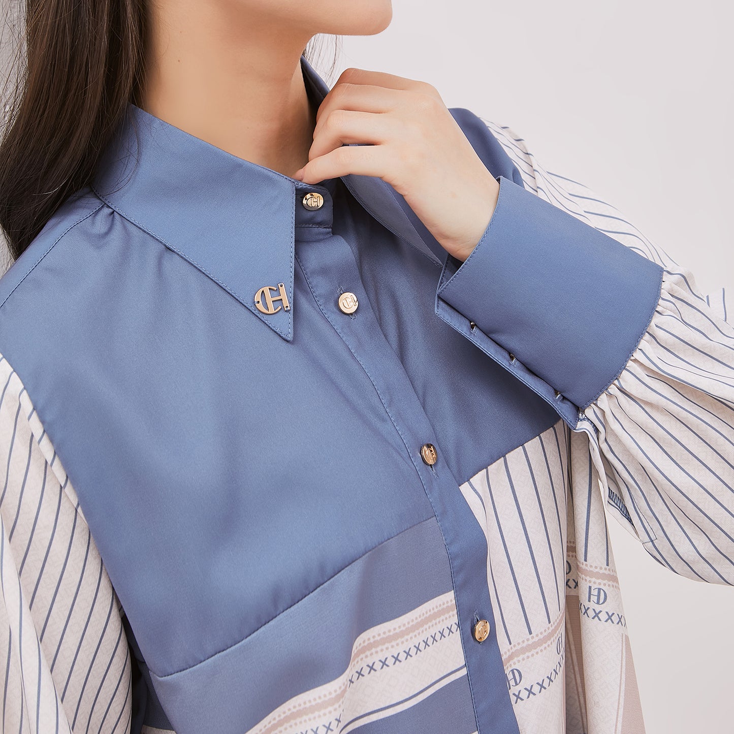 Chanté - Gilly Shirt in Pastel Blue