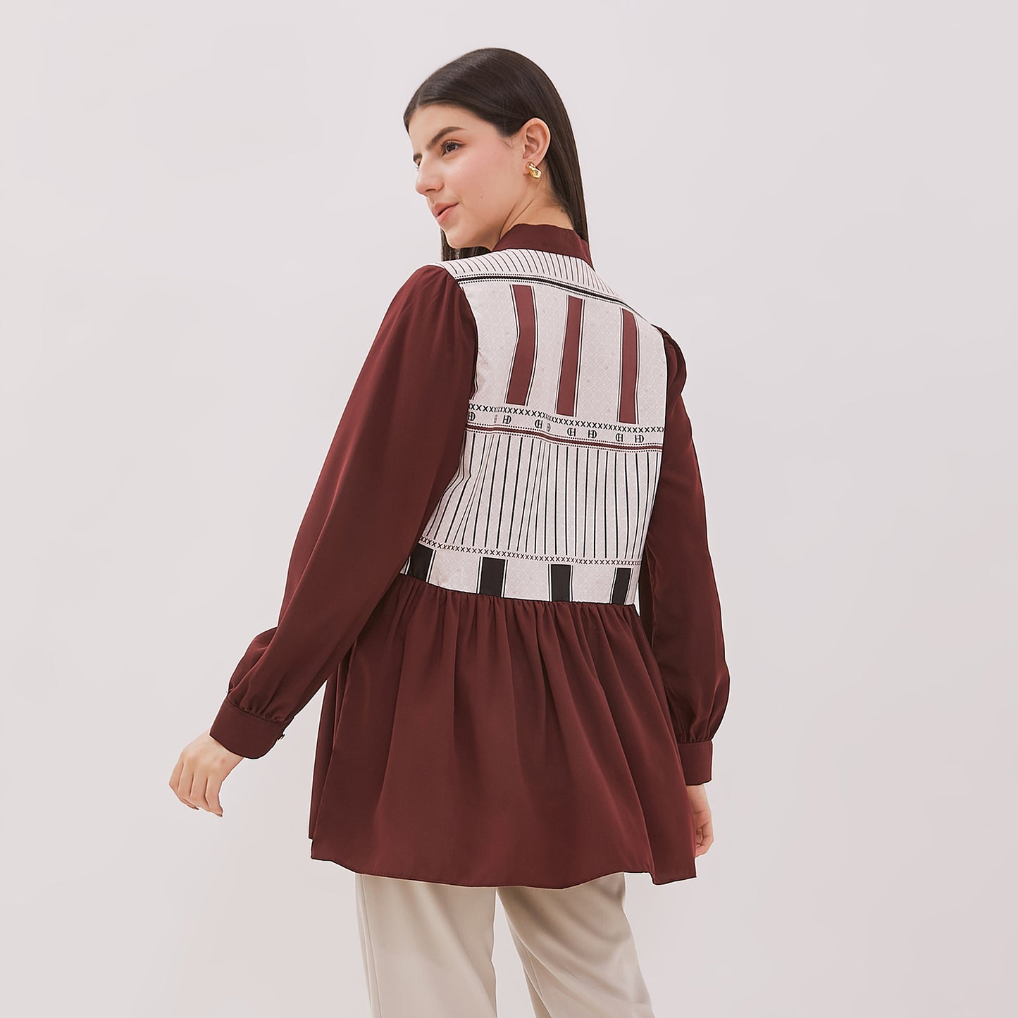 Chanté - Giselle Tunic in Maroon