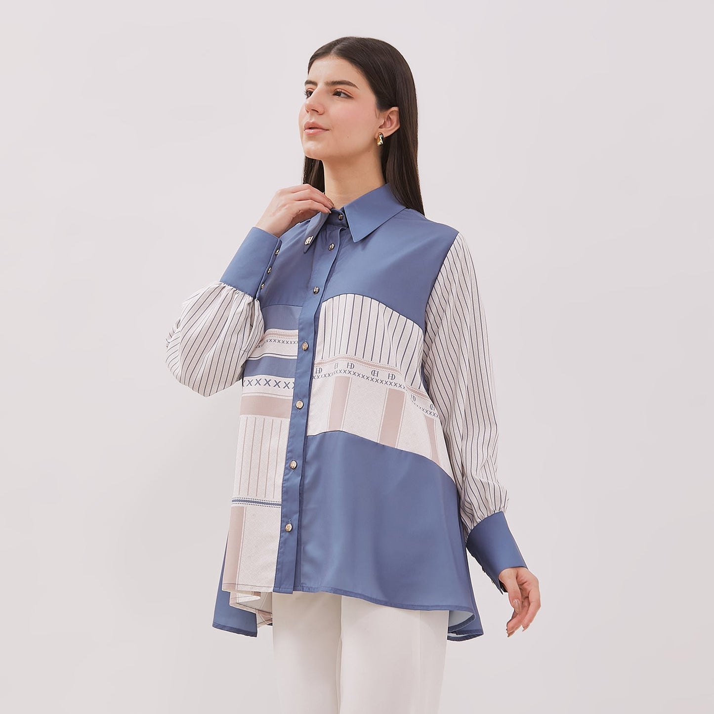 Chanté - Gilly Shirt in Pastel Blue