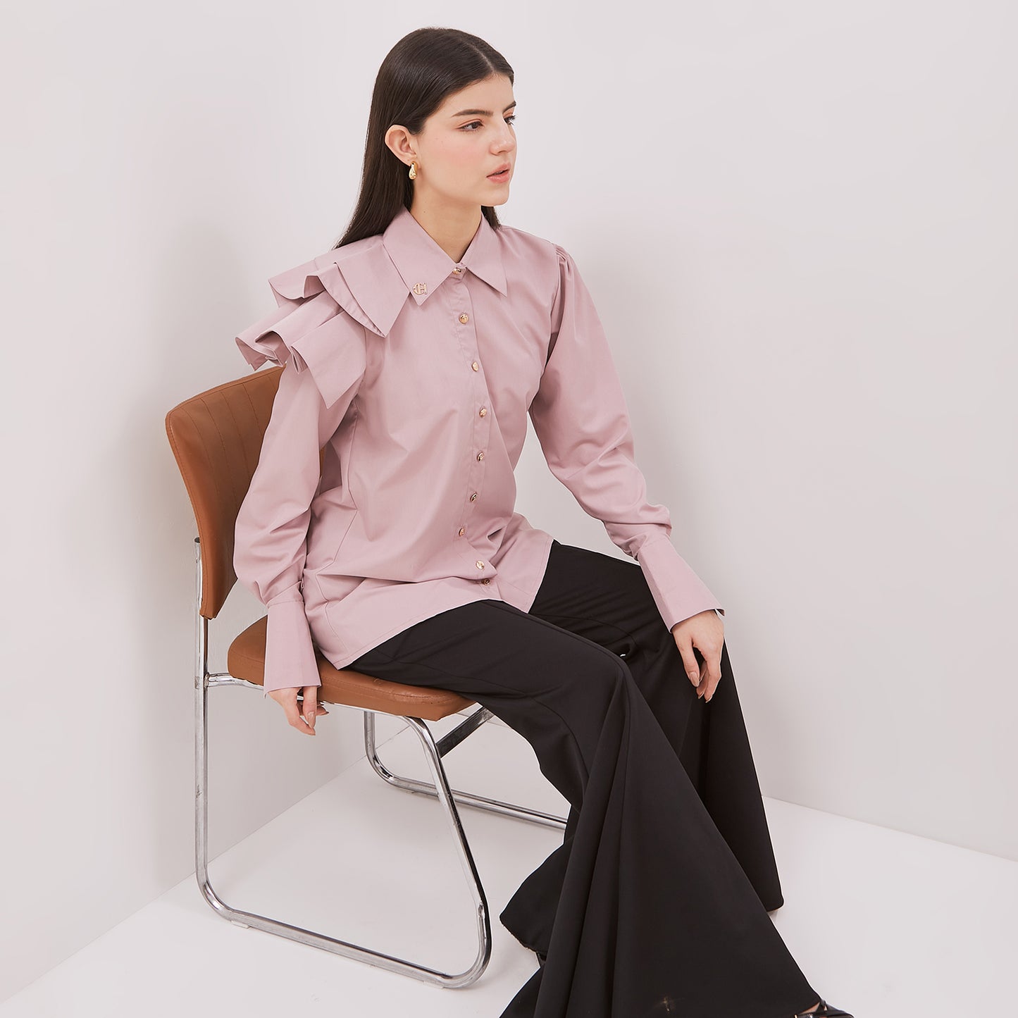 Chanté - Elaina Shirt in Mauve