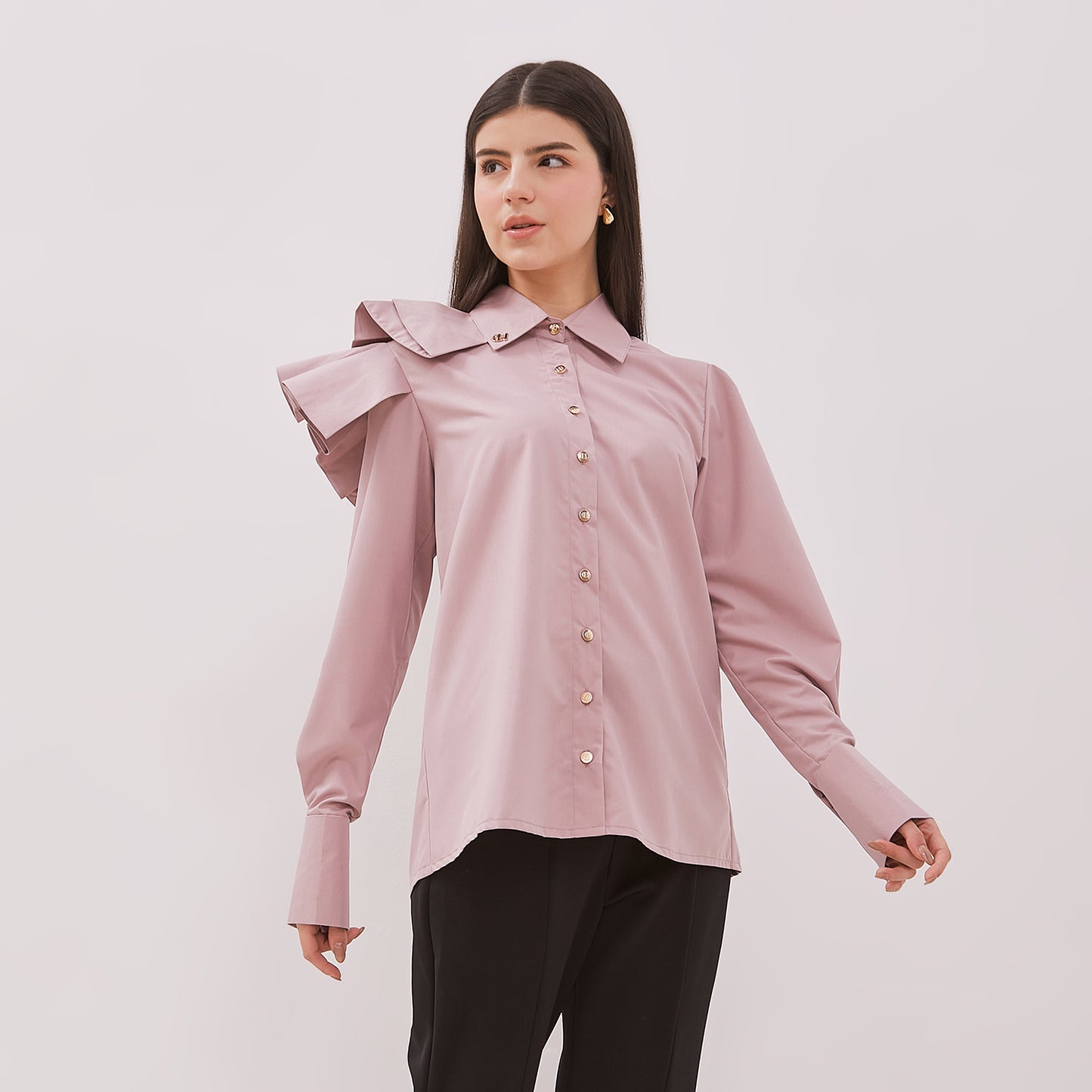 Chanté - Elaina Shirt in Mauve