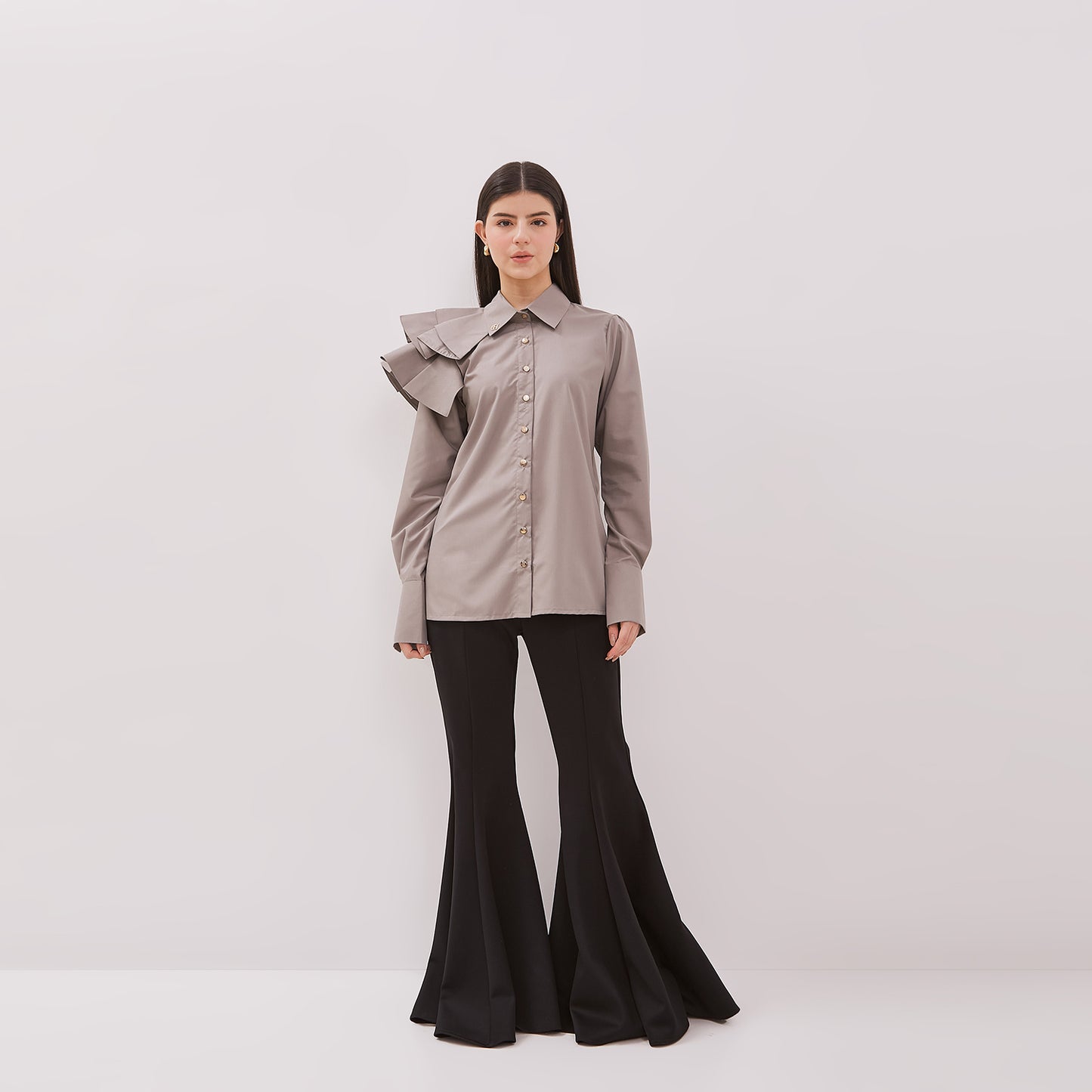 Chanté - Elaina Shirt in Grey