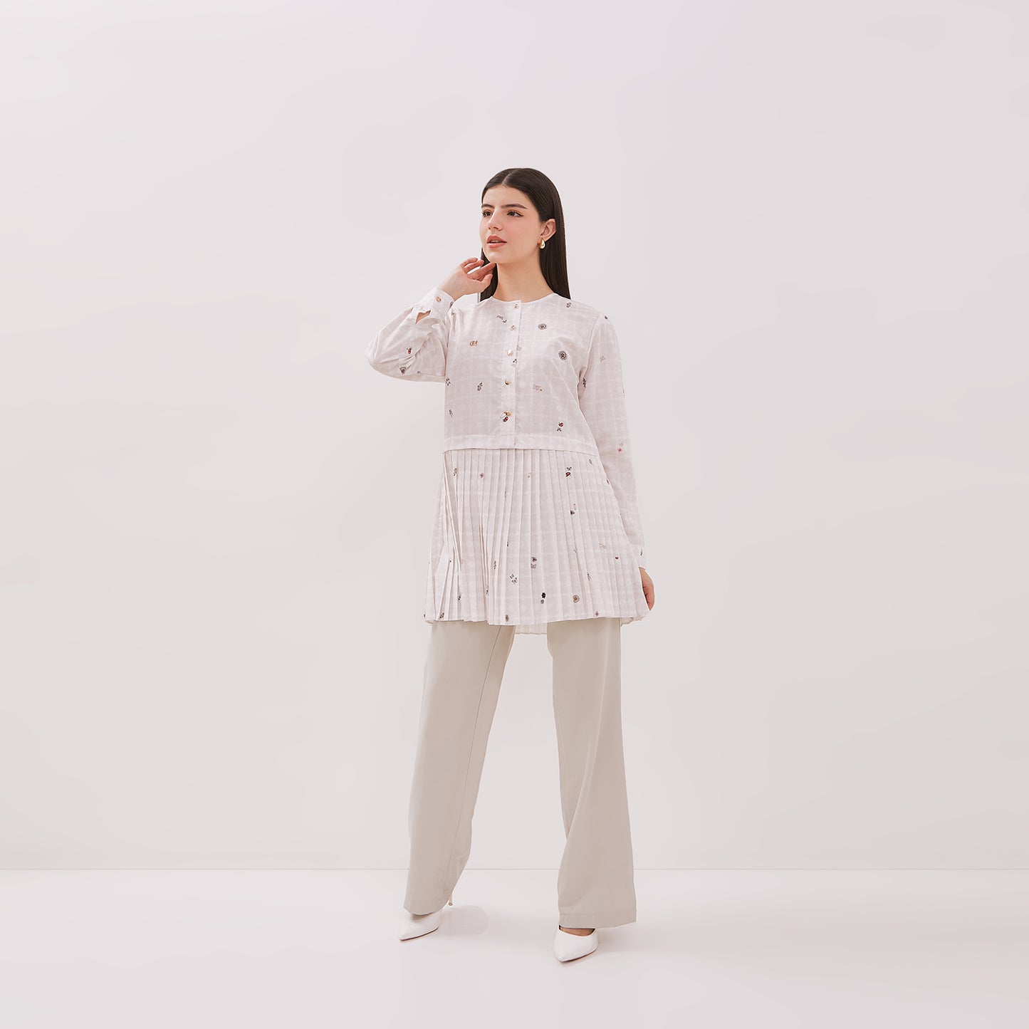 Chanté - Hazel Blouse in Broken White