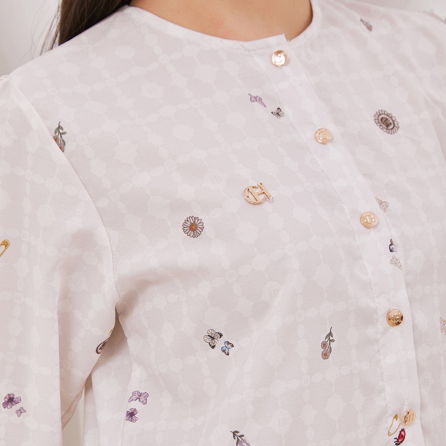 Chanté - Hazel Blouse in Broken White