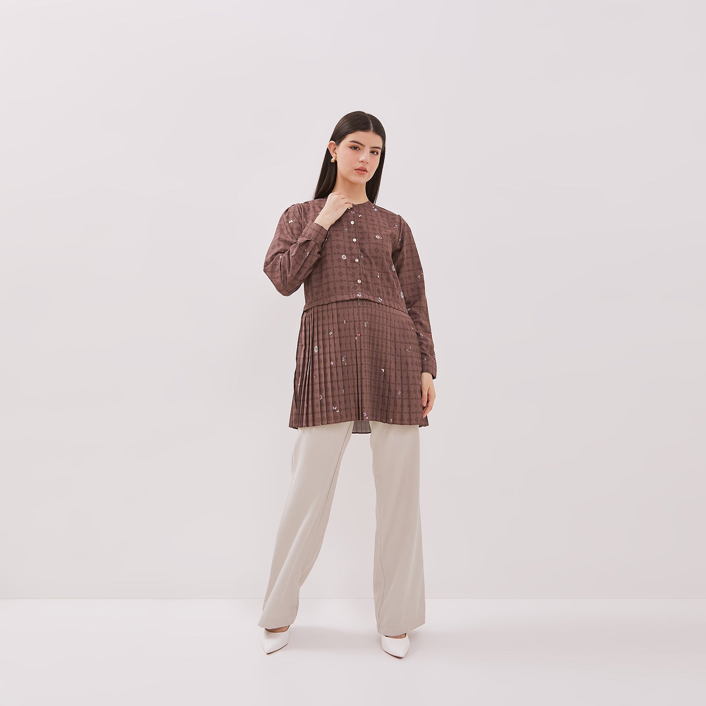Chanté - Hazel Blouse in Dark Choco