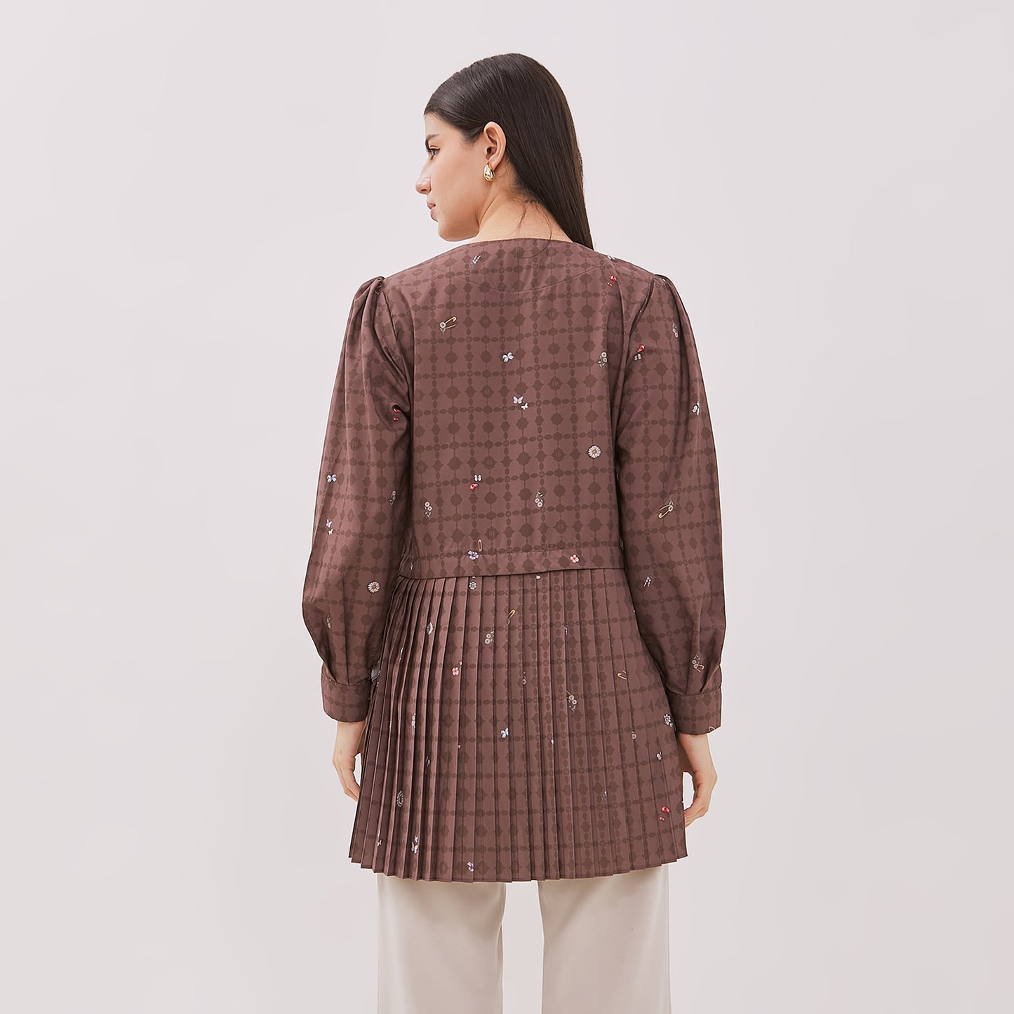 Chanté - Hazel Blouse in Dark Choco
