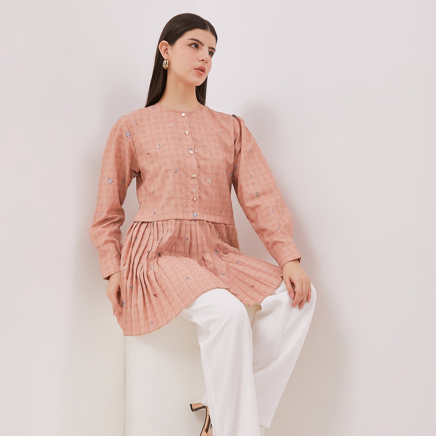 Chanté - Hazel Blouse in Salmon