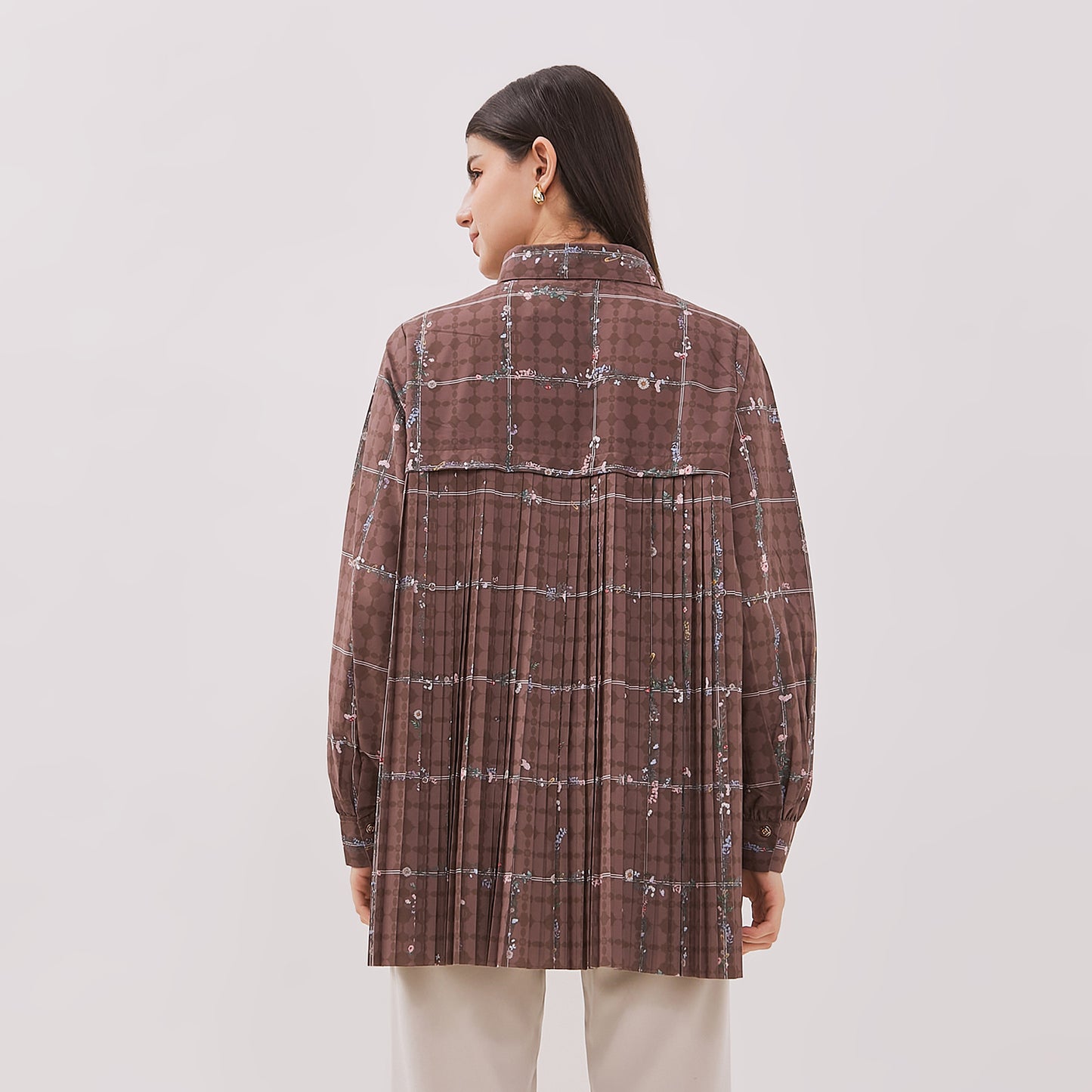 Chanté - Hadia Shirt in Dark Choco