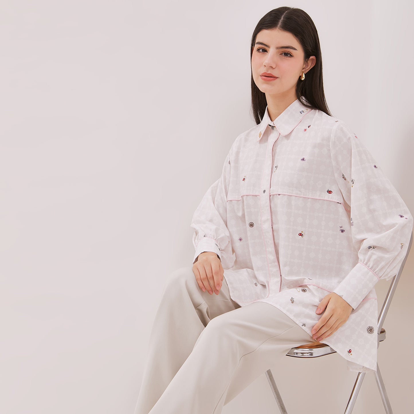 Chanté - Helma Shirt in Broken White