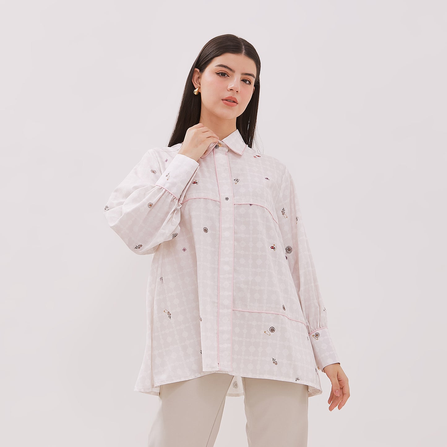 Chanté - Helma Shirt in Broken White