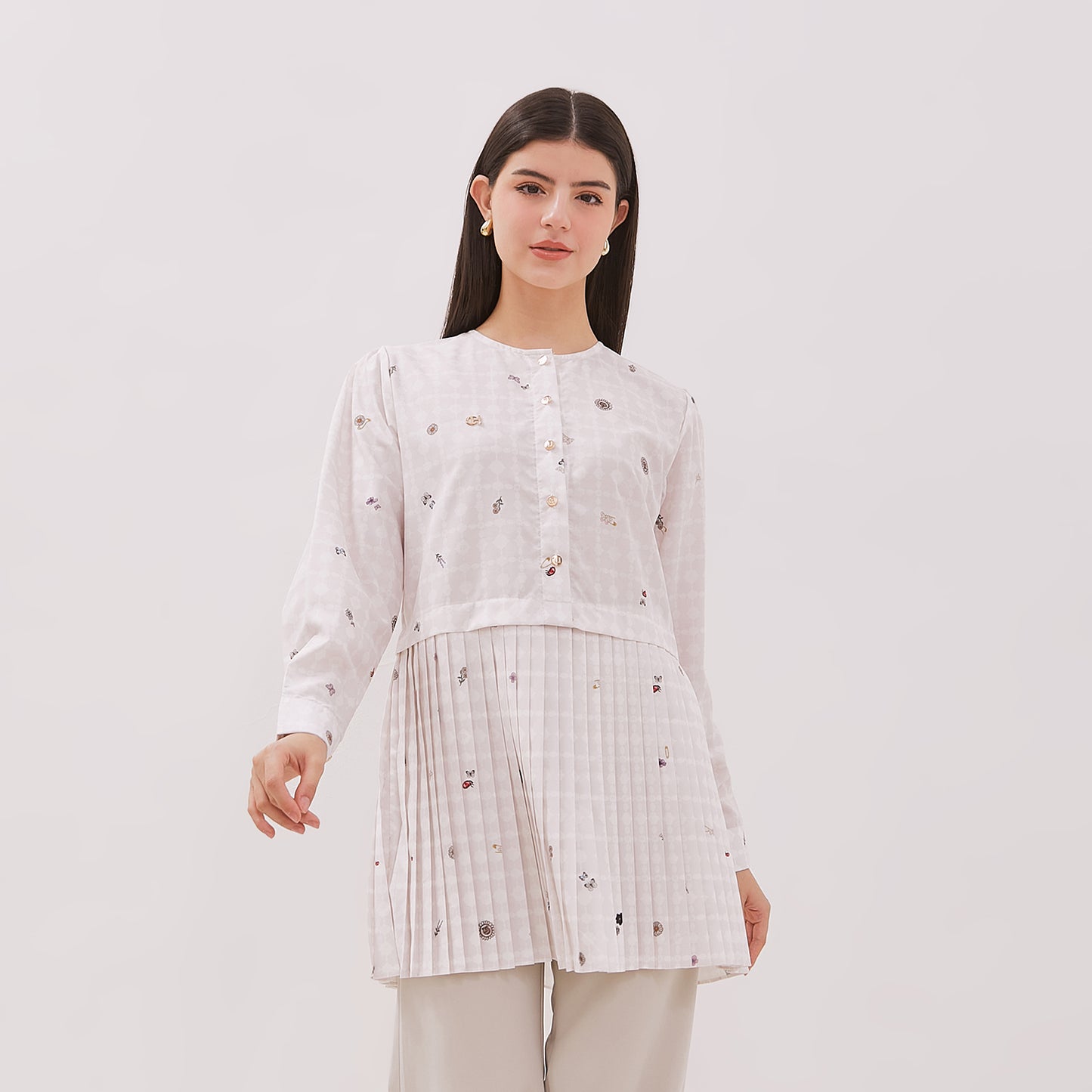 Chanté - Hazel Blouse in Broken White