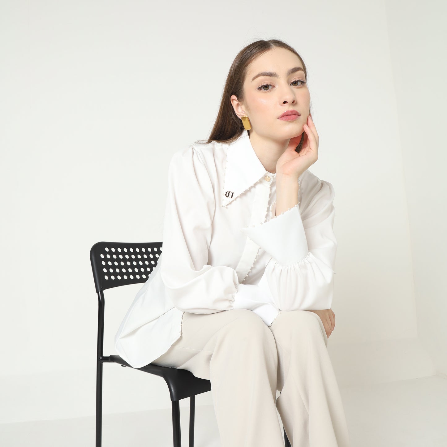 Chanté - Isela Shirt in Broken White