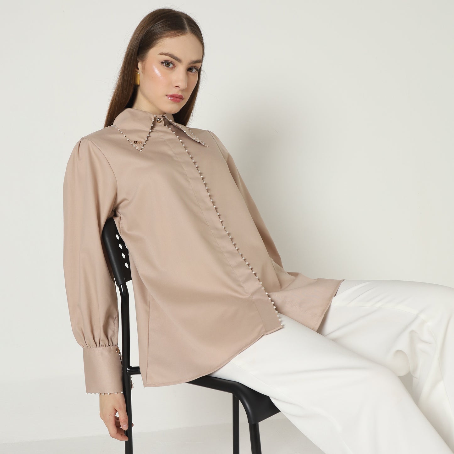 Chanté - Isela Shirt in Beige