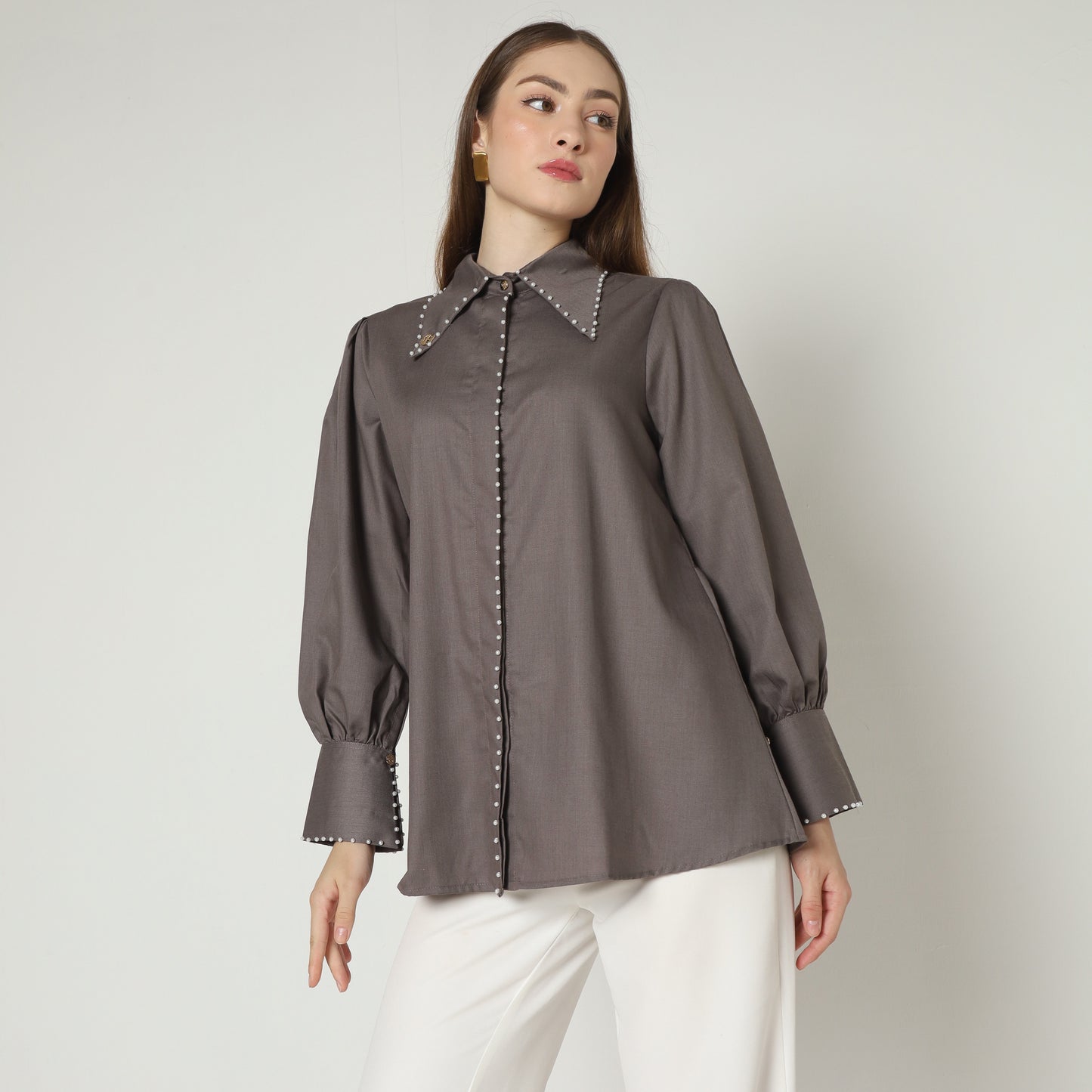 Chanté - Isela Shirt in Grey