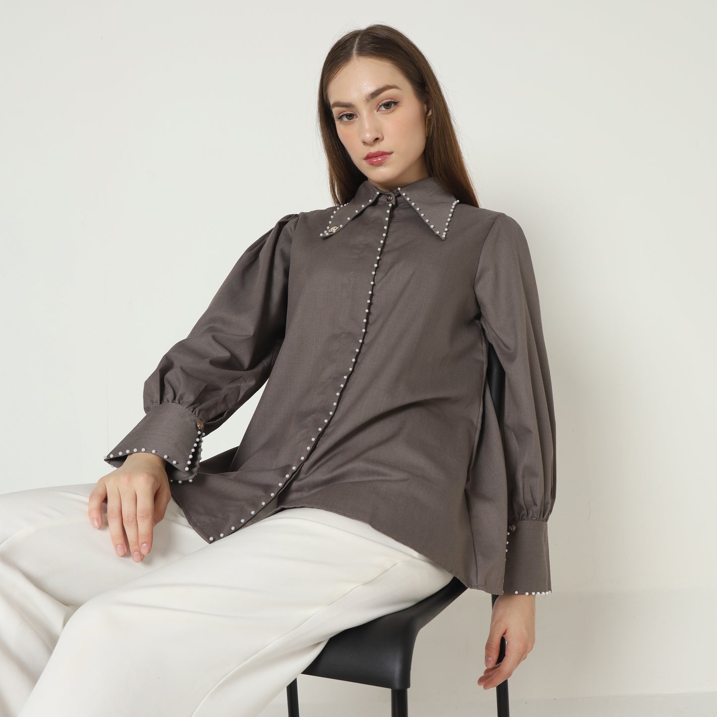 Chanté - Isela Shirt in Grey