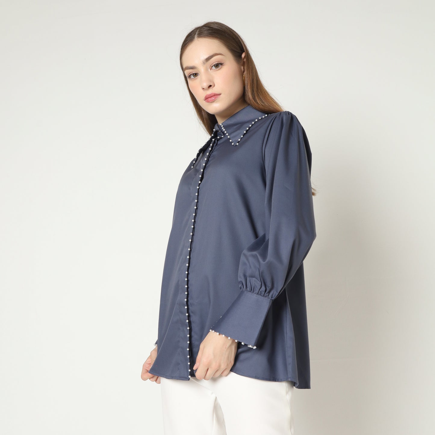 Chanté - Isela Shirt in Ash Blue
