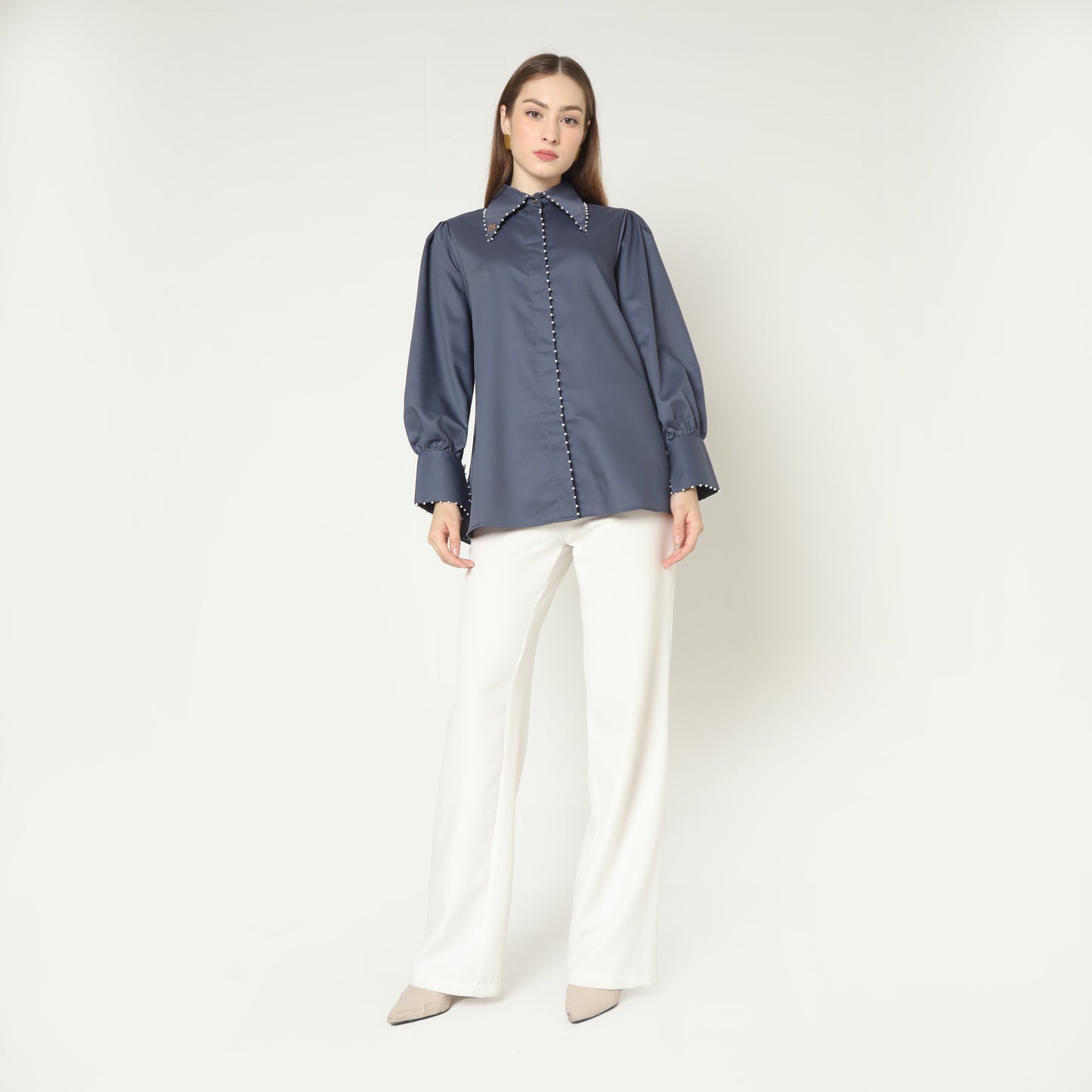 Chanté - Isela Shirt in Ash Blue