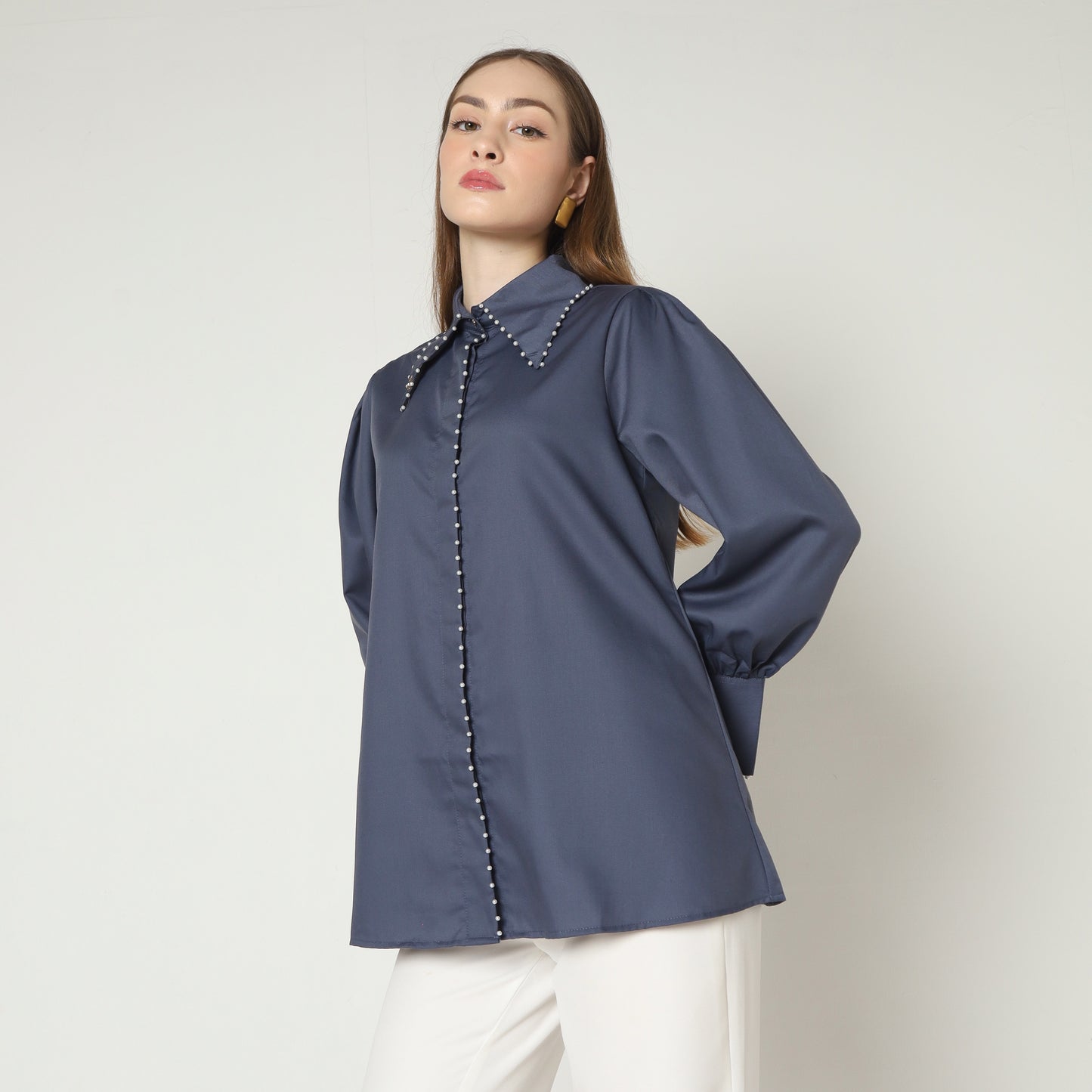 Chanté - Isela Shirt in Ash Blue