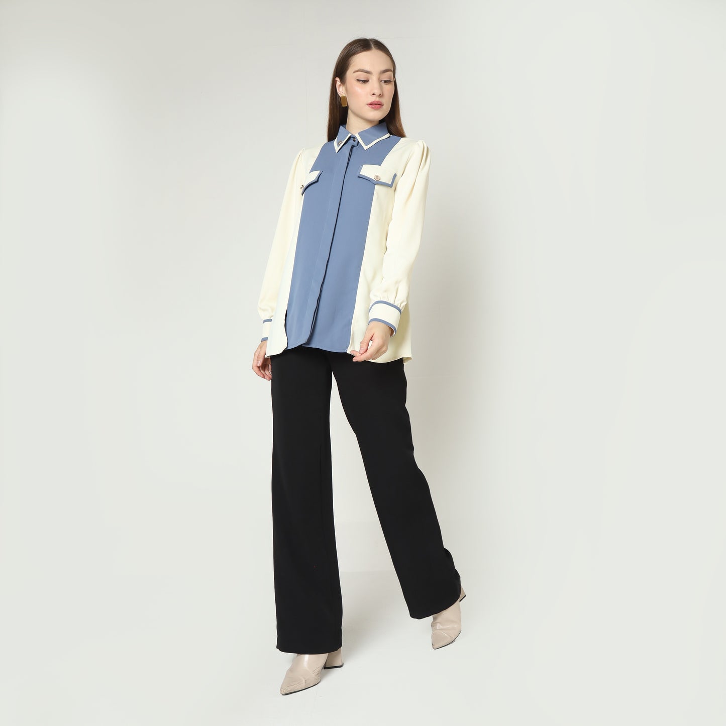 Chanté - Herina Shirt in Butter Denim