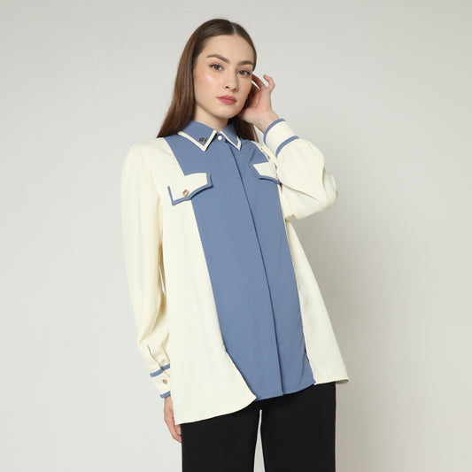 Chanté - Herina Shirt in Butter Denim