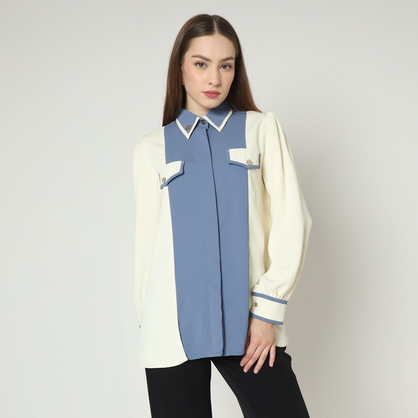 Chanté - Herina Shirt in Butter Denim