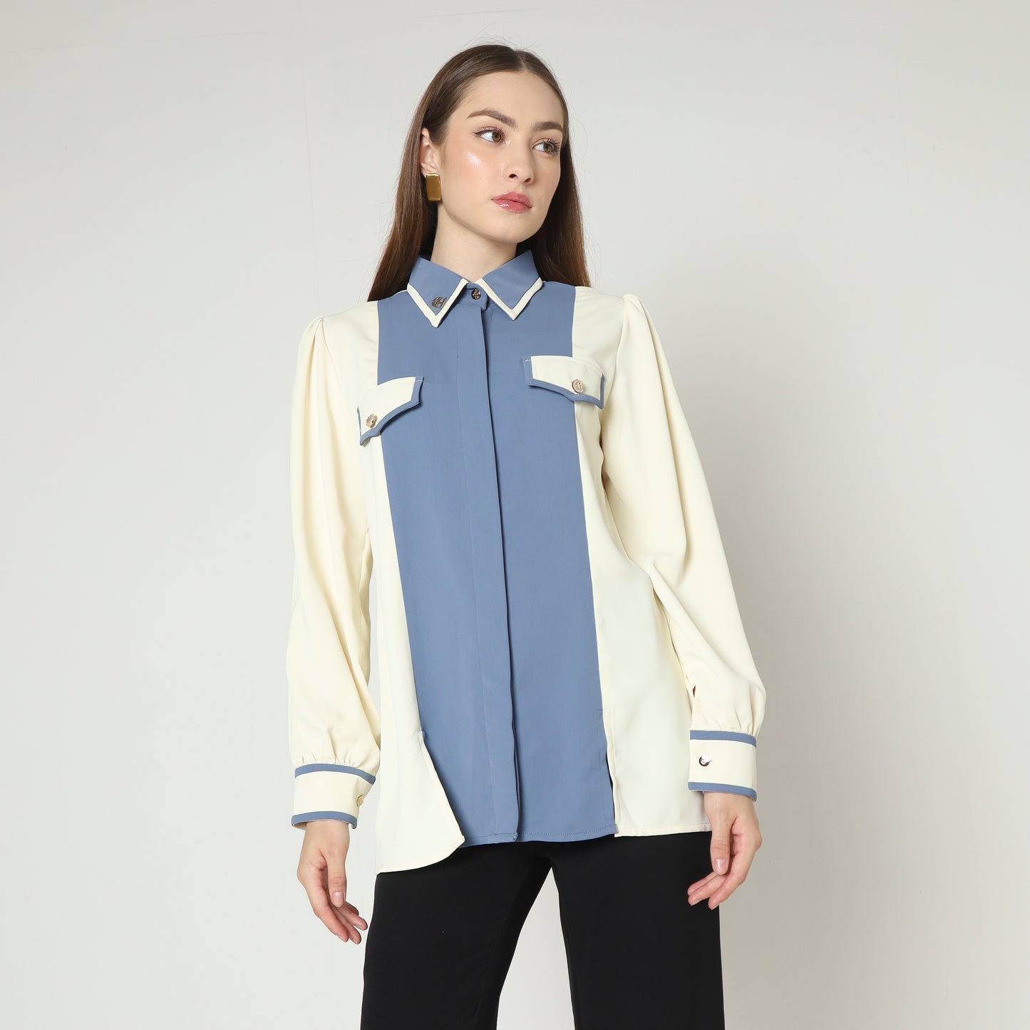 Chanté - Herina Shirt in Butter Denim