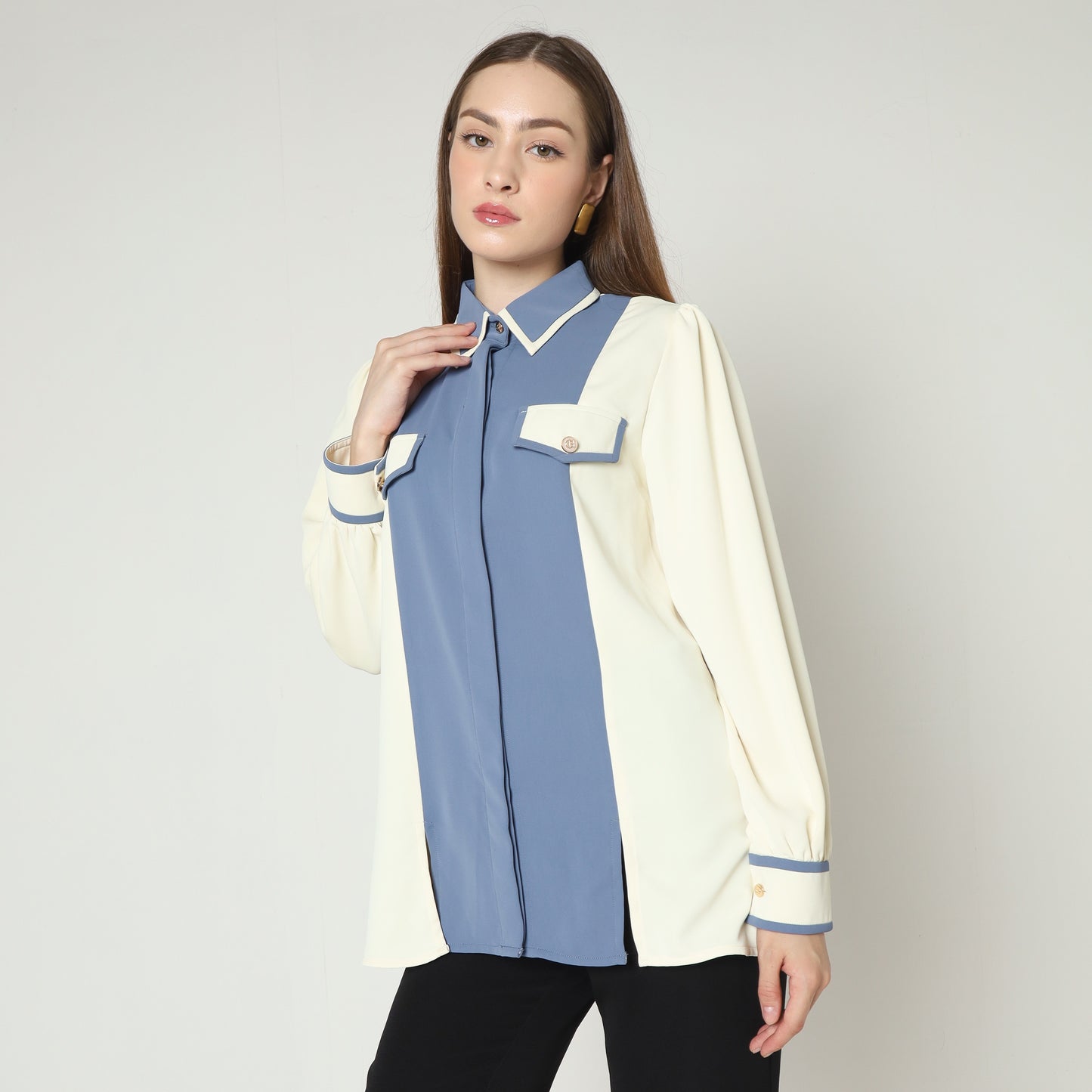 Chanté - Herina Shirt in Butter Denim