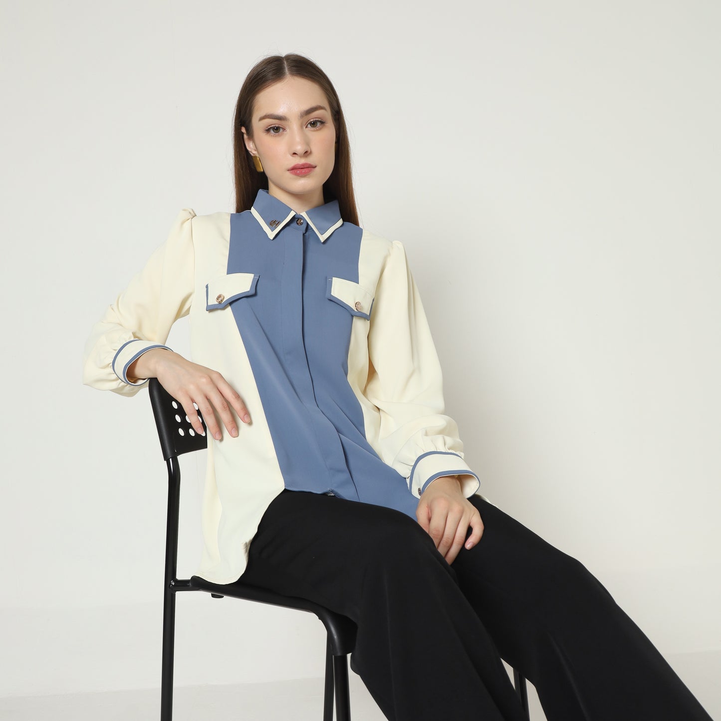 Chanté - Herina Shirt in Butter Denim
