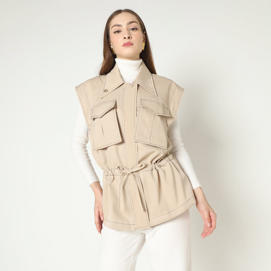 Chanté - Nou Abrielle Vest - Mocca