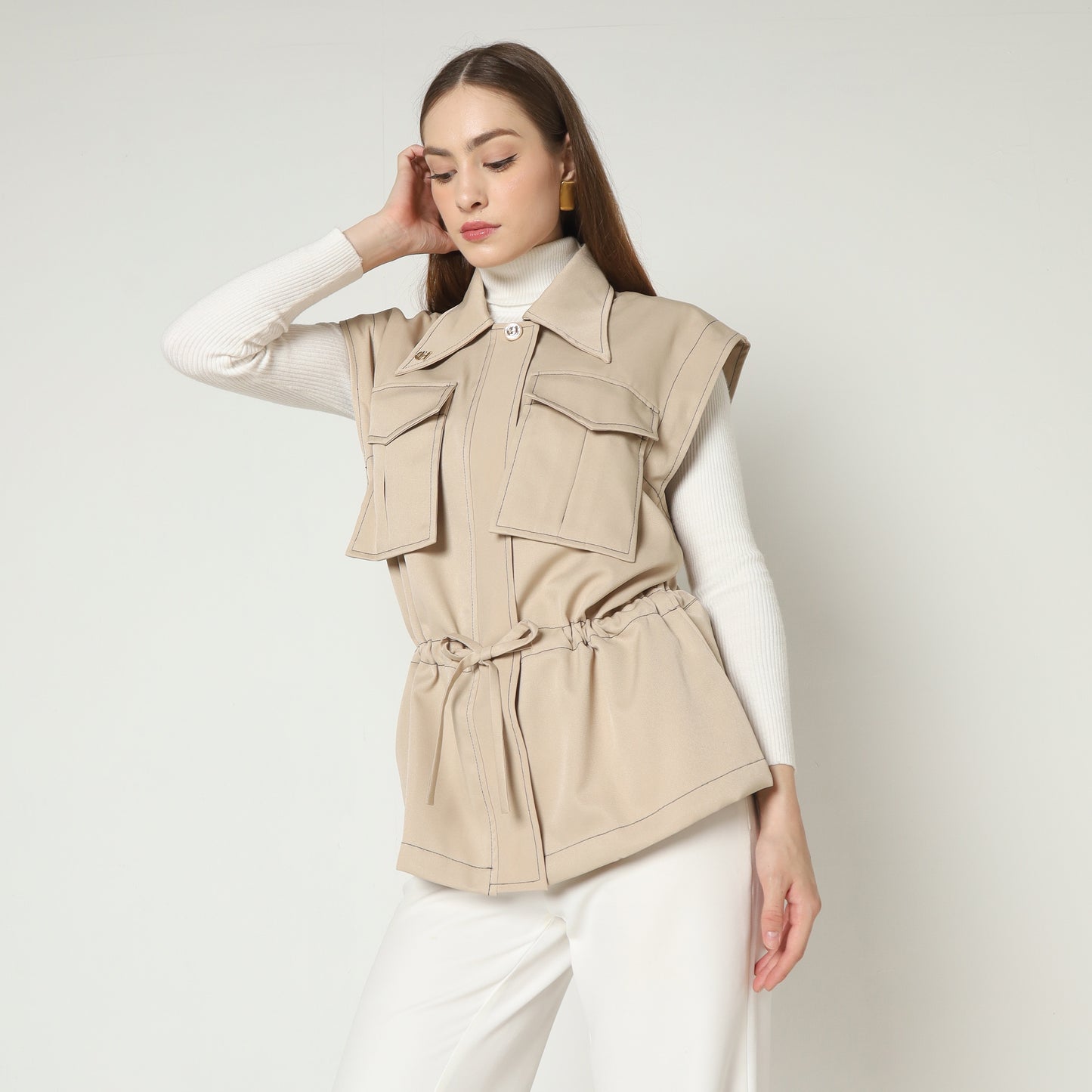 Chanté - Nou Abrielle Vest - Mocca