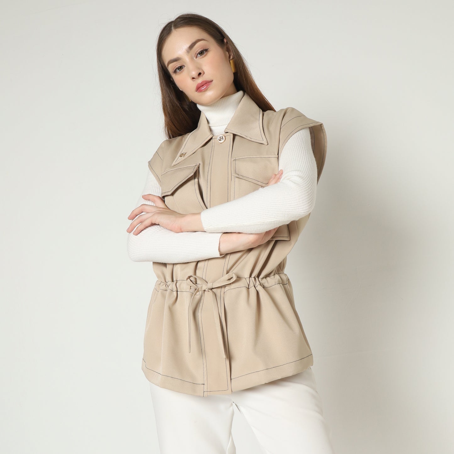 Chanté - Nou Abrielle Vest - Mocca