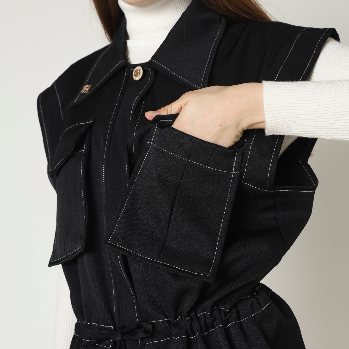 Chanté - Nou Abrielle Vest - Black