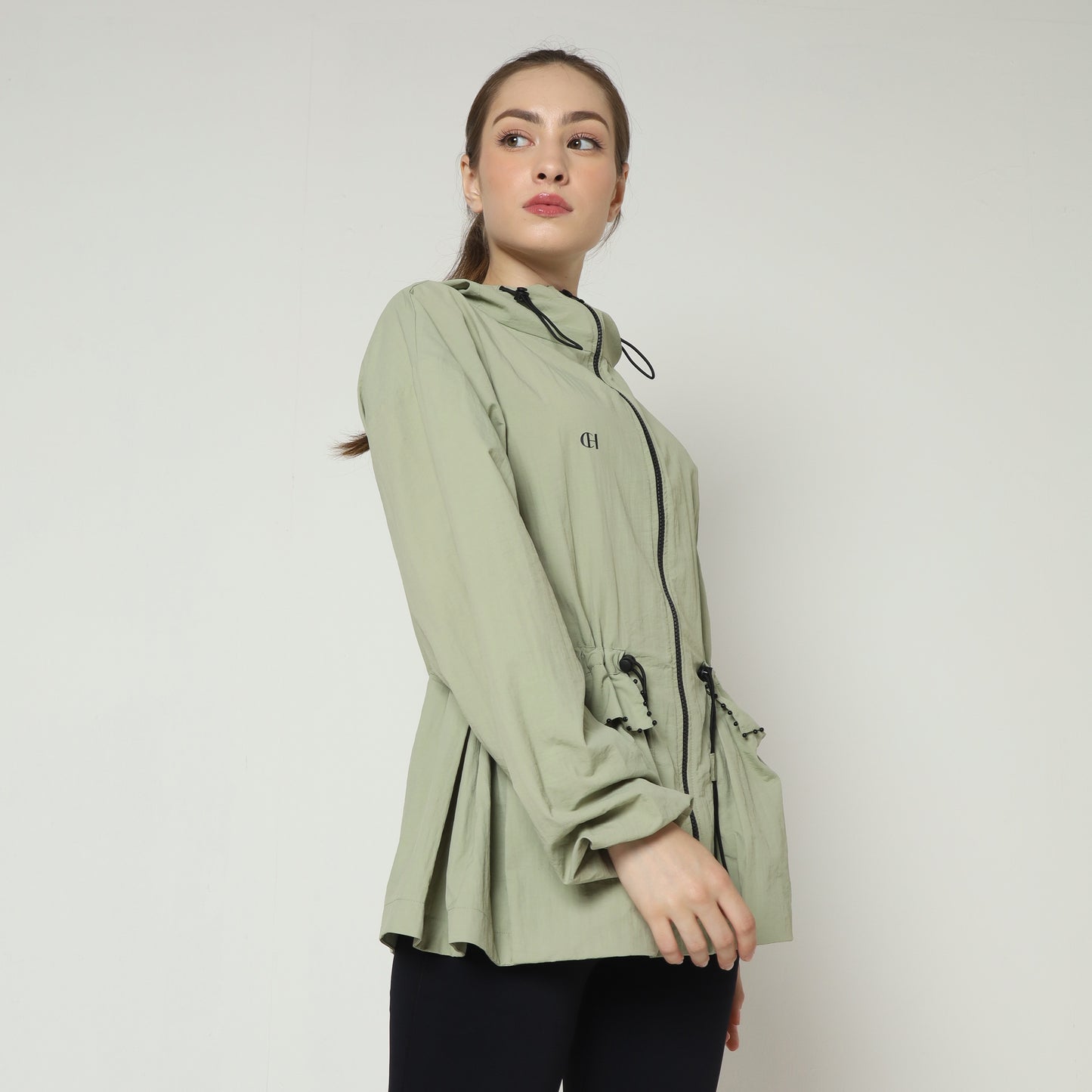 Chanté - Kataleya Active Hoodie Jacket - Sage