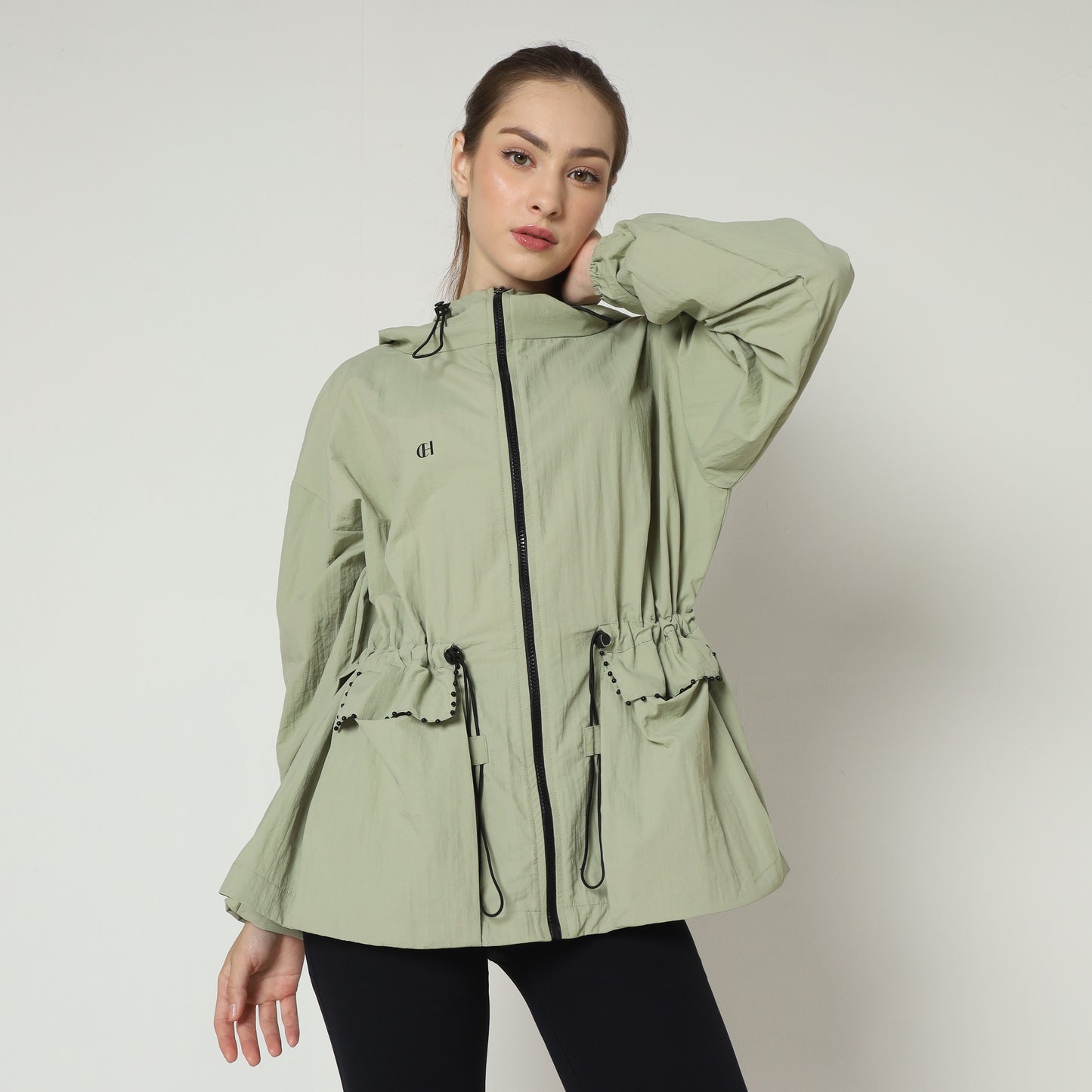 Chanté - Kataleya Active Hoodie Jacket - Sage