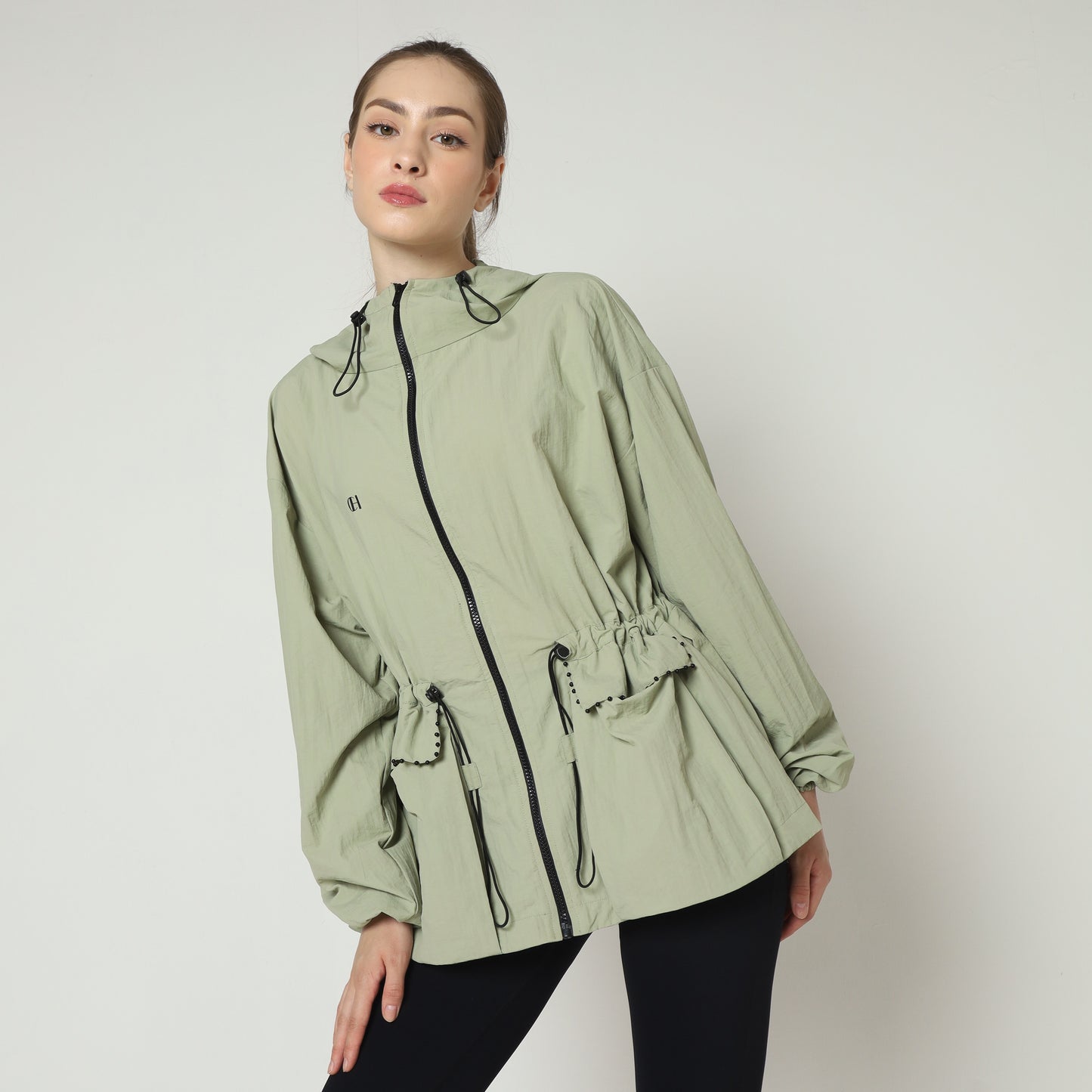 Chanté - Kataleya Active Hoodie Jacket - Sage