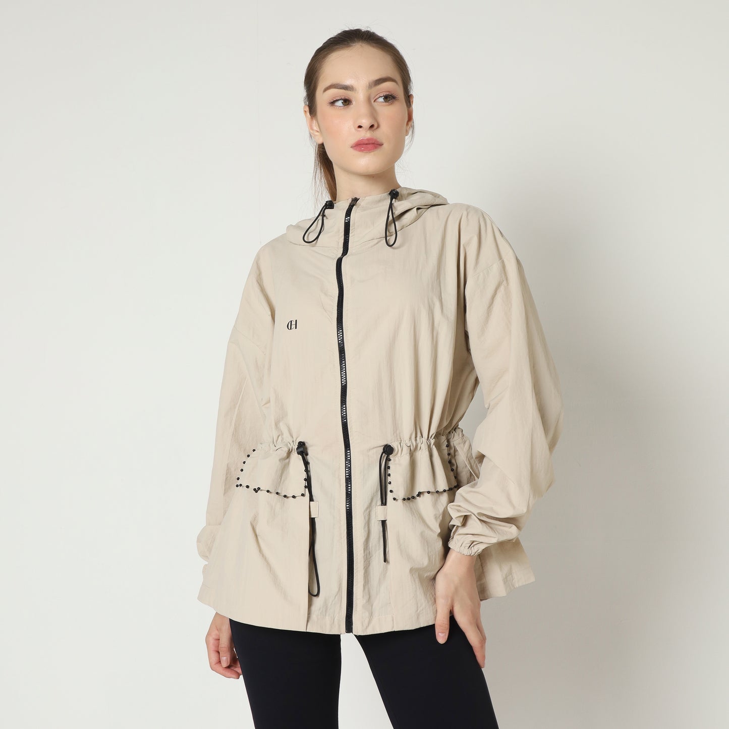 Chanté - Kataleya Active Hoodie Jacket - Khaki