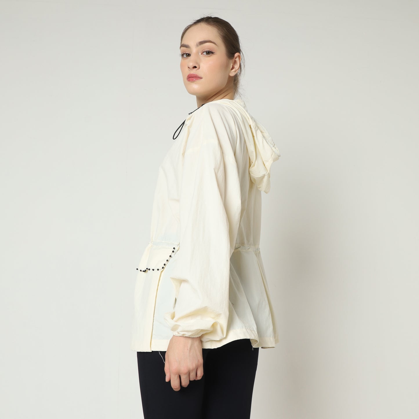 Chanté - Kataleya Active Hoodie Jacket - Cream