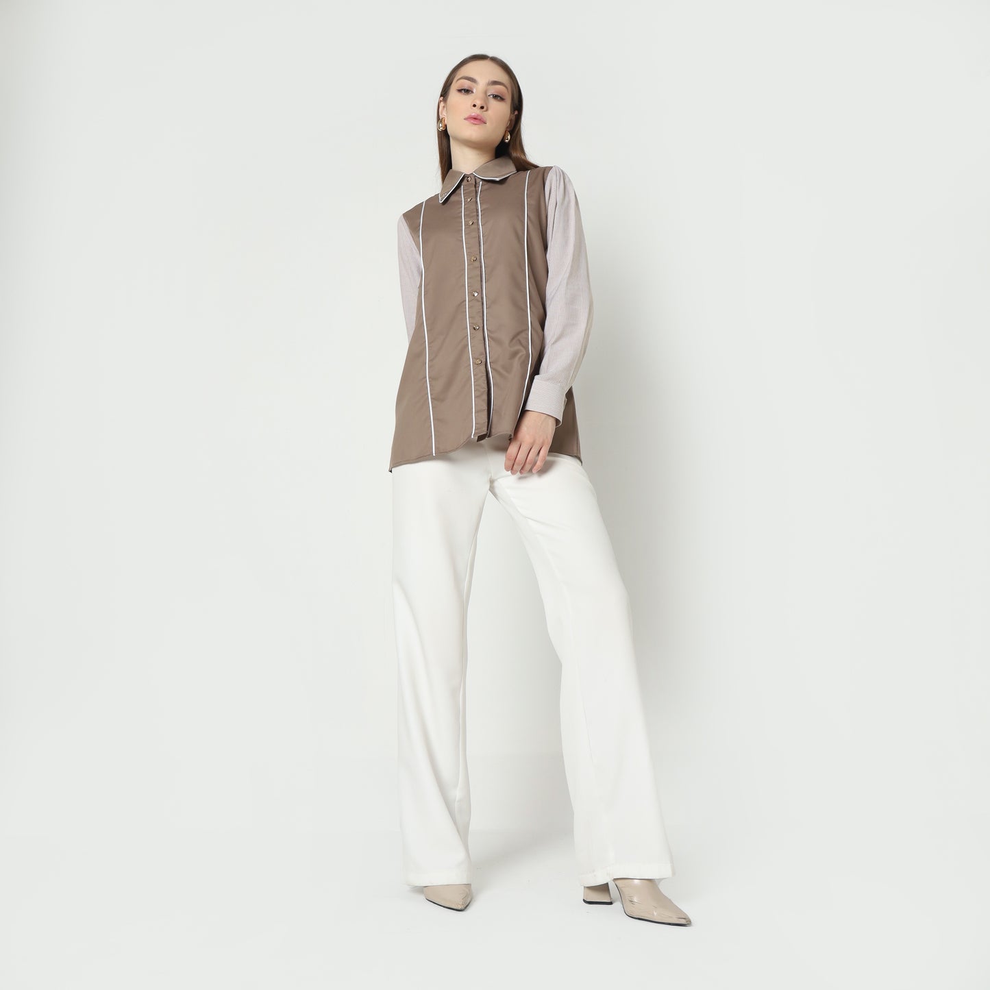 Chanté - Naomi Shirt in Sand
