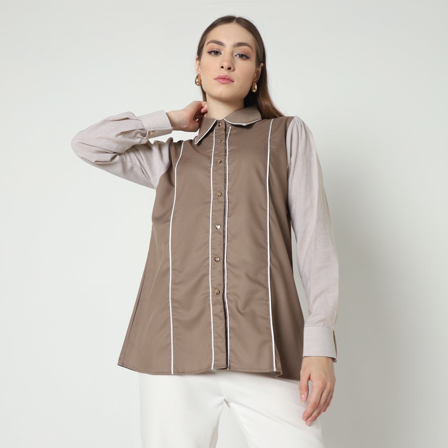 Chanté - Naomi Shirt in Sand