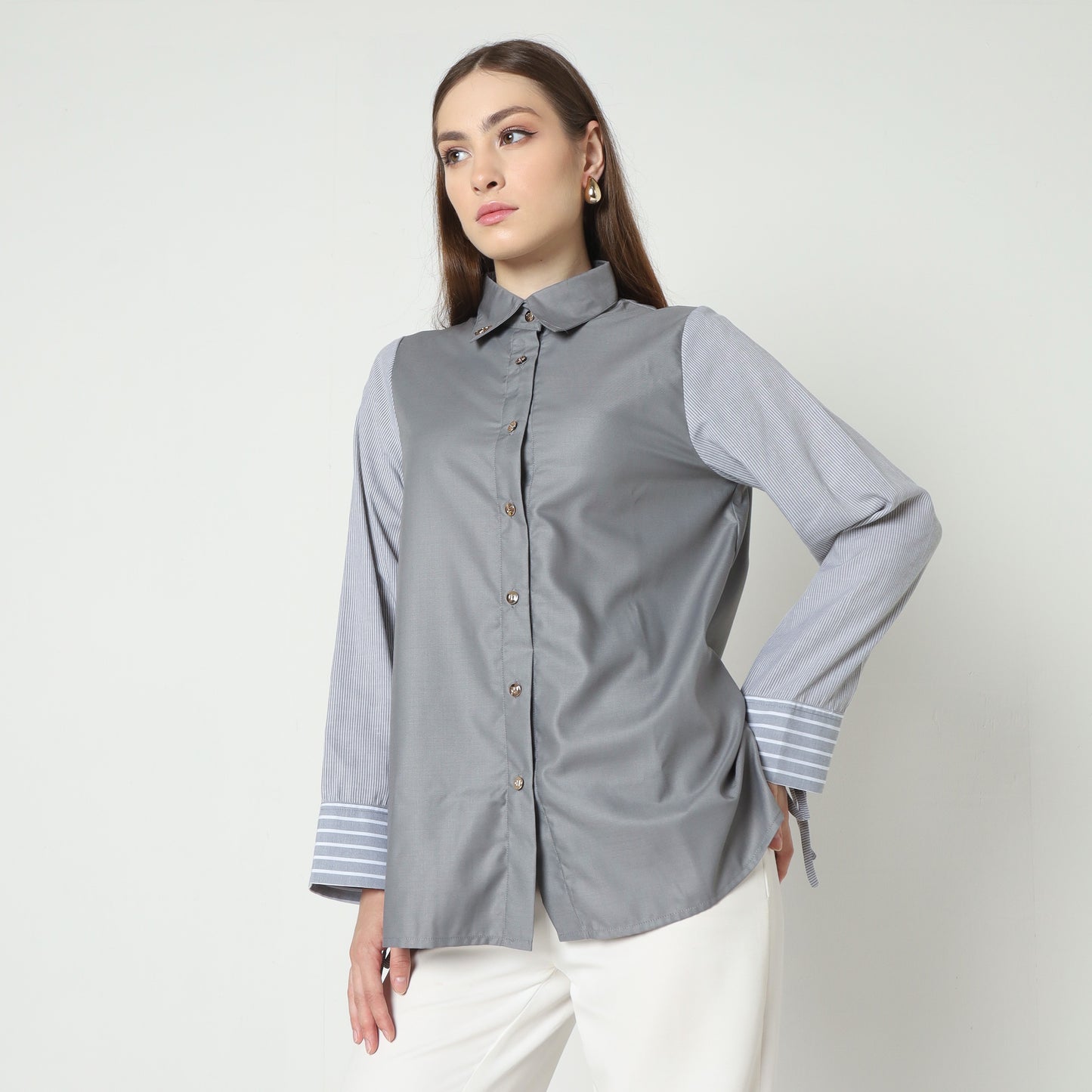 Chanté - Nessa Shirt in Grey