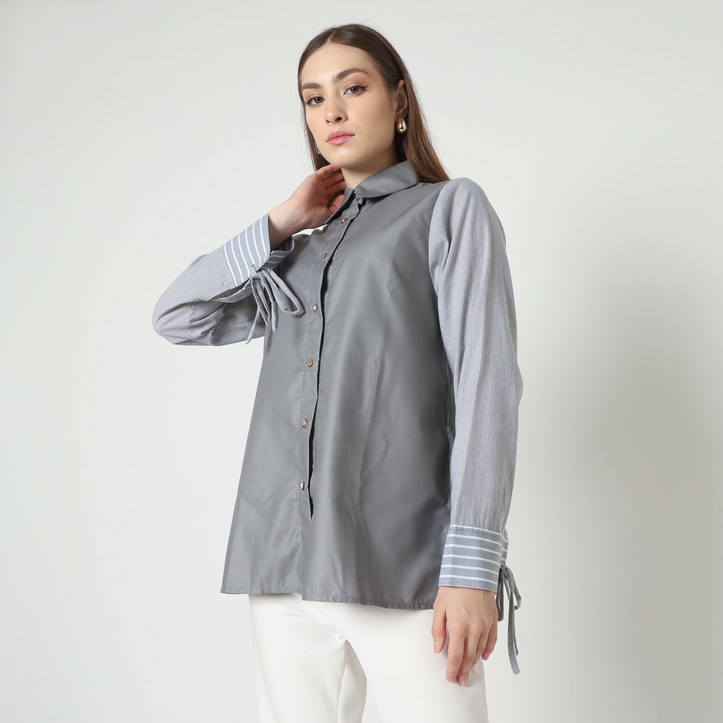 Chanté - Nessa Shirt in Grey