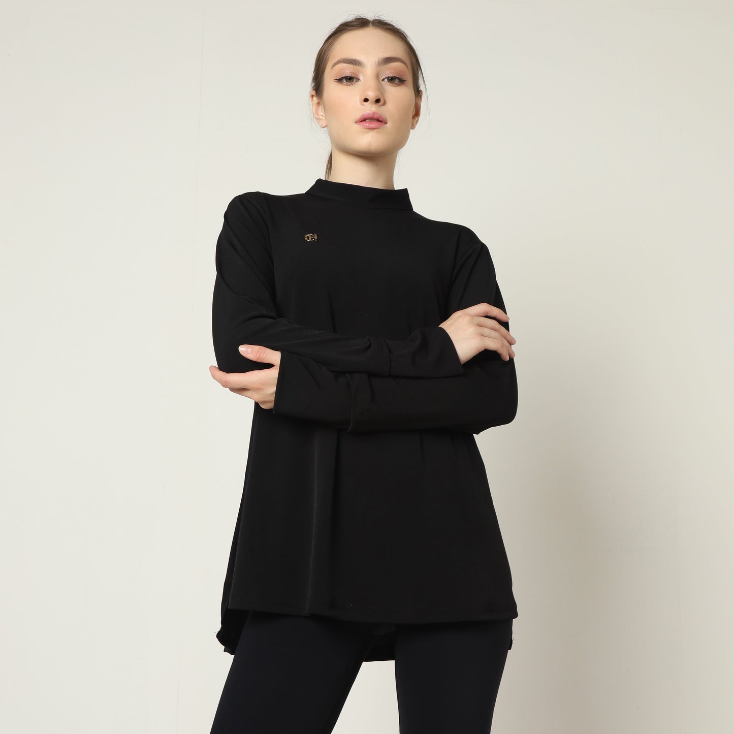 Chanté - Kalina Active Tunic in Black