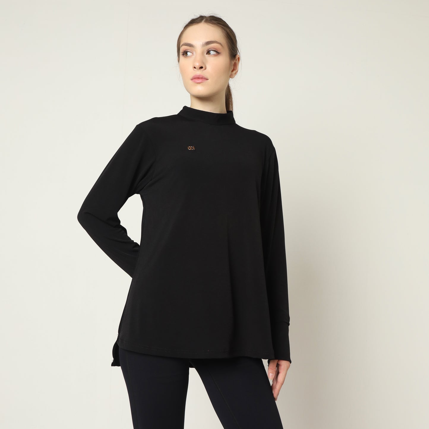 Chanté - Kalina Active Tunic in Black