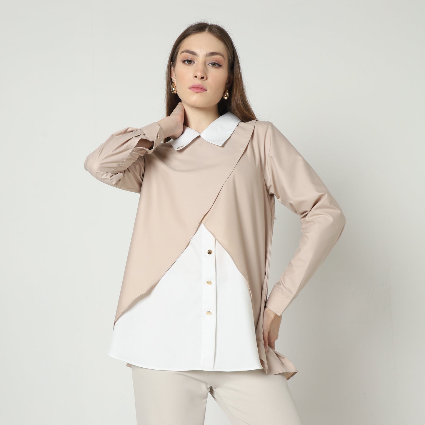 Chanté - Izel Blouse in Beige