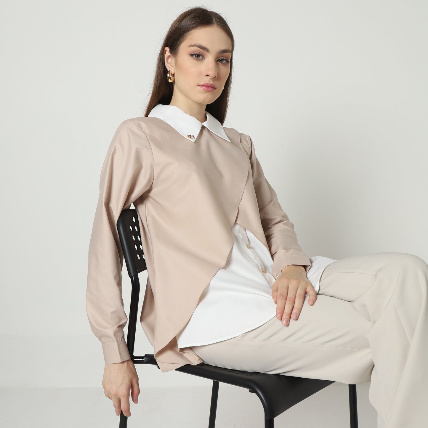Chanté - Izel Blouse in Beige